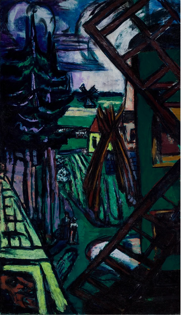 Grande paesaggio di Laren con mulino a vento, 1946 - Saint Louis Art Museum, Saint Louis